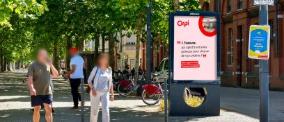 MUPI - Orpi inaugure la solution The mAIker - Toulouse - JCDecaux